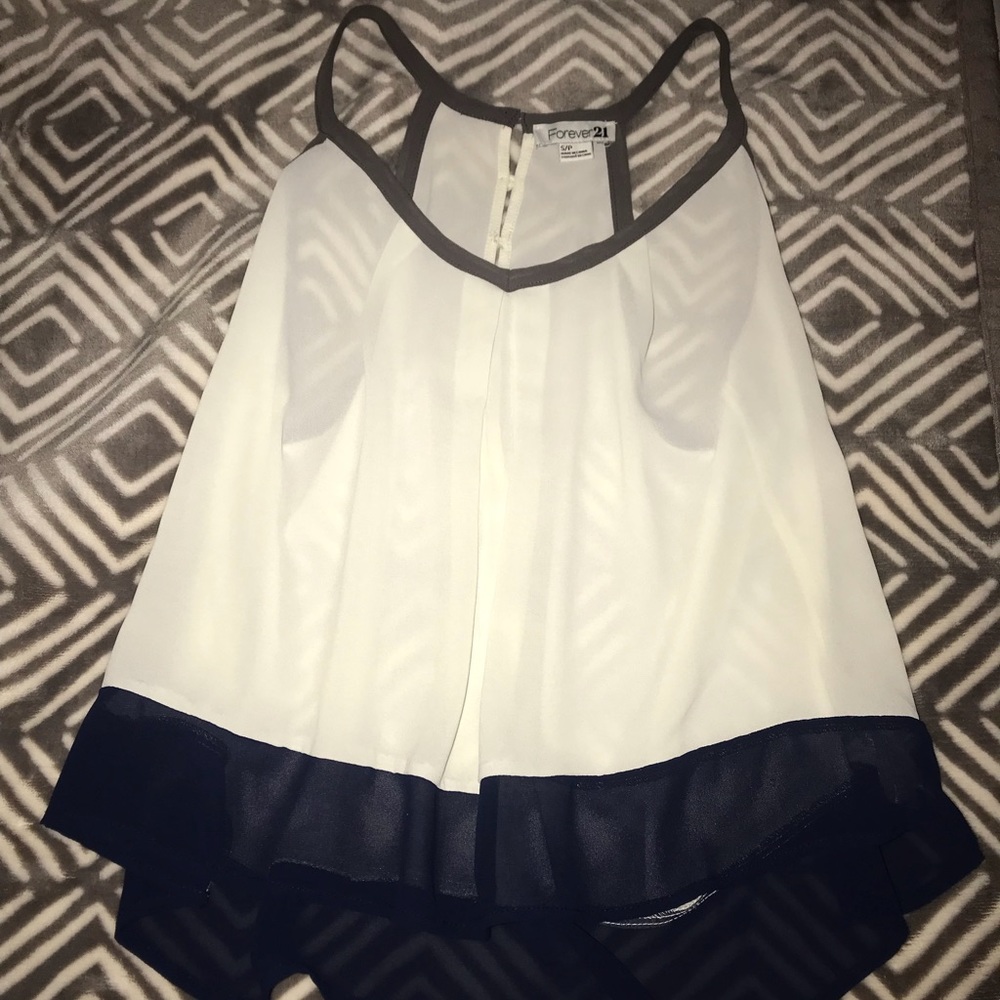 Sheer tank top